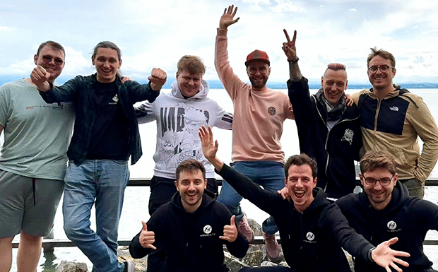 AVES Reality sichert sich 2,7 Mio. Euro für digitale 3D-Zwillinge Das Team von AVES Reality rund um die Gründer Florian Albert, Severin Knebel und Matthias Heger