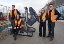 Münchner Robotik-Start-up Sitegeist holt 4 Mio. Euro Pre-Seed Das Sitegeist-Gründungsteam: Dr. Lena-Marie Pätzmann, Julian Hoffmann, Nicola Kolb und Claus Carste