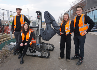 Münchner Robotik-Start-up Sitegeist holt 4 Mio. Euro Pre-Seed Das Sitegeist-Gründungsteam: Dr. Lena-Marie Pätzmann, Julian Hoffmann, Nicola Kolb und Claus Carste