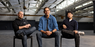 Die Blockbrain-Gründer Antonius Gress, Mattias Protzmann und Nam Hai Ngo