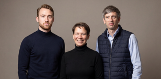 Das Oska-Health-Gründungsteam Niklas Best, Claudia Ehmke und Dr. Malte Waldeck