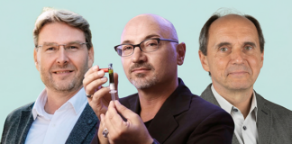 Die iDEL-Therapeutics-Founder Dr. Marcus Kostka, Dr. Andreas Briel und Dr. Jürgen Moll