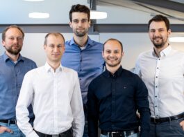 Dr. Thomas Hoffmann, Dr. Tim Pfeiffer, Dr. André Mewes, Benjamin Fritsch & Robert Frysch (RAYDIAX GmbH)