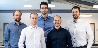 Dr. Thomas Hoffmann, Dr. Tim Pfeiffer, Dr. André Mewes, Benjamin Fritsch & Robert Frysch (RAYDIAX GmbH)