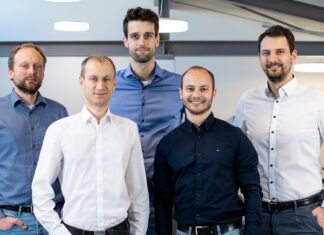Dr. Thomas Hoffmann, Dr. Tim Pfeiffer, Dr. André Mewes, Benjamin Fritsch & Robert Frysch (RAYDIAX GmbH)