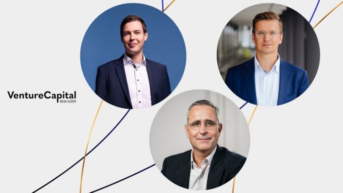 Henry Franz (Layline), Johannes Kiefer (Landsiedel & Partner), Björn Stressenreuter (Risk Partners)