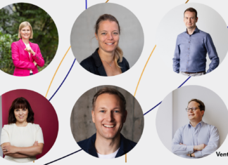 Mut zur Lücke Johanna Antonie Tjaden- Schulte (NRW.Bank), Barbara Dombay (BayStartUP), Markus Lehmann (IBB Ventures), Katja Ruhnke (BAND), Christian Meermann (Cherry Ventures) & Christoph J. Stresing (Startup-Verband)