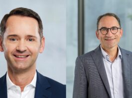 Neue Geschäfstführer bei der BayBG: Stefan Koller (l.) und Andreas Käufl führen künftig gemeinsam mit Peter Pauli in einer Dreierspitze (c) Stefan Heigl, Christian Schranner