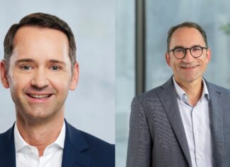 Neue Geschäfstführer bei der BayBG: Stefan Koller (l.) und Andreas Käufl führen künftig gemeinsam mit Peter Pauli in einer Dreierspitze (c) Stefan Heigl, Christian Schranner