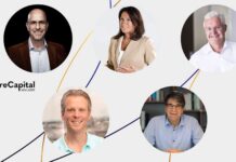 Highlights aus 20 Jahren Private Equity-Konferenz NRW Bernhard Kugel (S-UBG Aachen), Natascha Grosser (Private Equity Forum NRW), Willi Mannheims (eCapital, entrepreneurial Partners), Simon Schneider (neoteq ventures) & Dr. Peter Wolff (EnjoyVenture Management)
