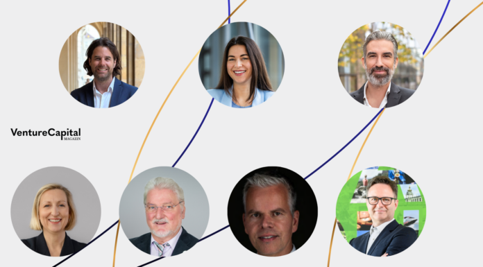 Mathias Klozenbücher (FCF), Dr. Peggy Jungke (nukliD®), Fabrizio Calisti (Angelini Ventures), Odile Jaume (ICPO Foundation), Prof. Dr Richard Baum (ICPO Foundation), Prof. Dr Klaus Kopka (Helmholtz Zentrum Dresden-Rossendorf) & Thomas Horn (Saxony Trade & Invest Corp. (WFS))