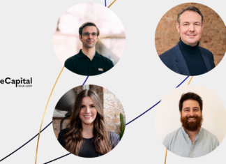 Florian Gruss (e.solutions), Florian Nöll & Lisann Tandy (PwC Deutschland) & Roberto Pasi (Mon5)