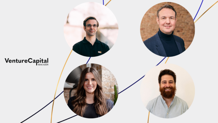 Florian Gruss (e.solutions), Florian Nöll & Lisann Tandy (PwC Deutschland) & Roberto Pasi (Mon5)