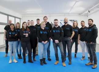 Das Fusion Bionic-Team rund um die Gründer*innen Dr. Sabri Alamri, Benjamin Krupop, Laura Kunze, Dr. Tim Kunze
