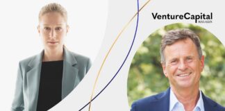 Heike Freund, Startup-Verband/Marvel Fusion, und Dr. Manfred Gößl, Bayerischer Industrie- und Handelskammertag 