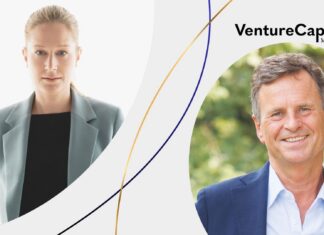 Heike Freund, Startup-Verband/Marvel Fusion, und Dr. Manfred Gößl, Bayerischer Industrie- und Handelskammertag 