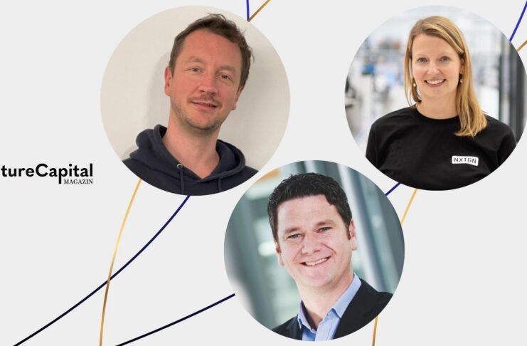Jeder Ladepunkt zählt Stephan Dengler (chargeIQ), Dr. Rubina Zern-Breuer (TRACES Universität Stuttgart), Dr. Eric Braun (TTI)