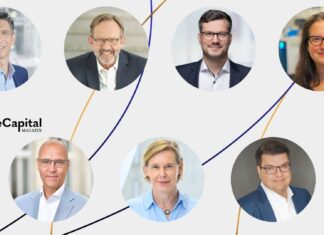 Von der Forschungsidee zum Milliardenunternehmen Christian Gnam (IZB), Prof. Dr. Ralf Huss (BioM), Dr. Thomas Welfers (DITEC), Dr. Joanna Stachnik (TZDO), Dr. Ulf-Marten Schmieder (Technologiepark Weinberg Campus), Dr. Christina Quensel (Campus Berlin-Buch) und Martin Nätscher (WITENO)