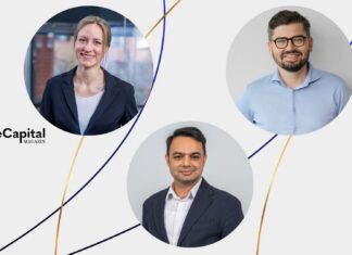 Viktoria Vorwachs (NBank Capital), Nikolaj Klebert (BonVenture) und Dr. Prateek Mahalwar (Bioweg)