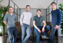 Berliner FinTech Moss knackt die Milliardenmarke: Ein genauer Blick auf das neue Unicorn Das Moss-Gründerteam Ante Spittler, Anton Rummel, Ferdinand Meyer und Stephan Haslebacher