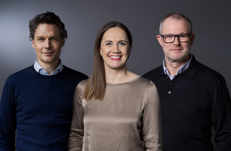 HTGF startet Fundraising für fünften Seedfonds Geschäftsführung des HTGF (von links): Sebastian Borek, Romy Schnelle und Dr. Achim Plum. (c) Partrycia Lukas / HTGF; Montage: HTGF