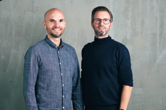 Die beiden Gründer David Nellessen (Gründer, CTO und Co-Geschäftsführer; links) und Matthias Zühlke (Gründer und Co-Geschäftsführer) (c) syte Die beiden Gründer David Nellessen (Gründer, CTO und Co-Geschäftsführer; links) und Matthias Zühlke (Gründer und Co-Geschäftsführer) (c) syte
