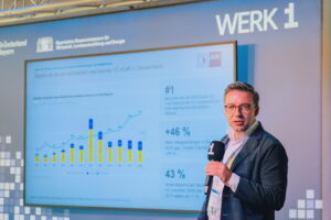 Bernhard Eichiner (IHK für München & Oberbayern) auf dem German Innovation & Venture Day 2026