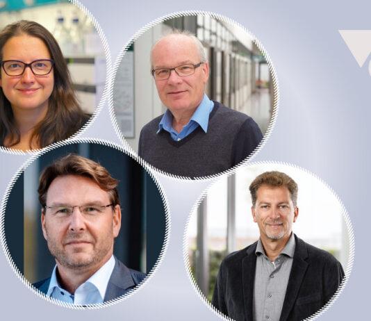 Dr Joanna Stachnik (BMZ), Prof. Dr Herbert Waldmann (MPI Dortmund), Dr Marcus Kostka (iDEL) & Dr Matthias Stein-Gerlach (KyDo)