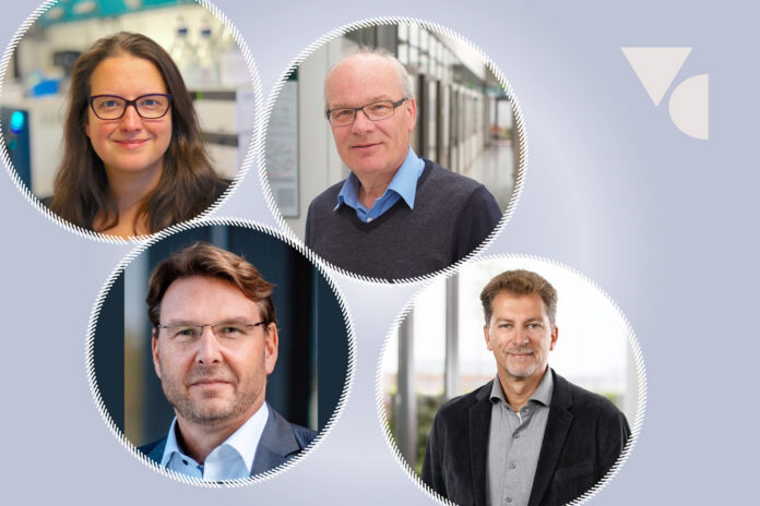 Dr Joanna Stachnik (BMZ), Prof. Dr Herbert Waldmann (MPI Dortmund), Dr Marcus Kostka (iDEL) & Dr Matthias Stein-Gerlach (KyDo) Dr Joanna Stachnik (BMZ), Prof. Dr Herbert Waldmann (MPI Dortmund), Dr Marcus Kostka (iDEL) & Dr Matthias Stein-Gerlach (KyDo)