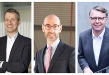 HELIX alpha erweitert Life-Science-Real-Estate-Plattform um Advisory Dr. Thomas Diefenthal, Patrick Schlump und Martin Eberhardt (v.l.n.r.), Helix alpha (c) HELIX alpha / Diefethal Bild BVIZ e.V. Michel Buchmann