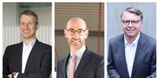 HELIX alpha erweitert Life-Science-Real-Estate-Plattform um Advisory Dr. Thomas Diefenthal, Patrick Schlump und Martin Eberhardt (v.l.n.r.), Helix alpha (c) HELIX alpha / Diefethal Bild BVIZ e.V. Michel Buchmann