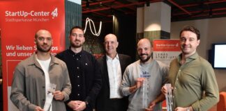 Münchner Gründerpreis geht an ON7, Julius Brantner Brothandwerk und mybacs® Münchner Gründerpreis geht an ON7, Julius Brantner Brothandwerk und mybacs® (c) Stadtsparkasse München
