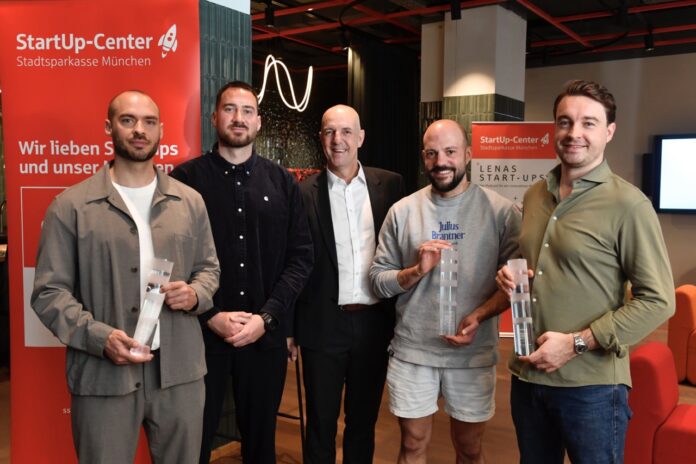 Münchner Gründerpreis geht an ON7, Julius Brantner Brothandwerk und mybacs® (c) Stadtsparkasse München